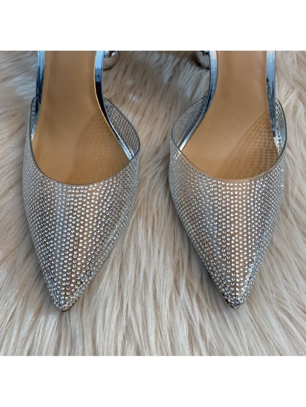 I.N.C. International Concepts Rami Silver Ankle-Strap Pumps, Size 8.5M - Picture 8 of 17